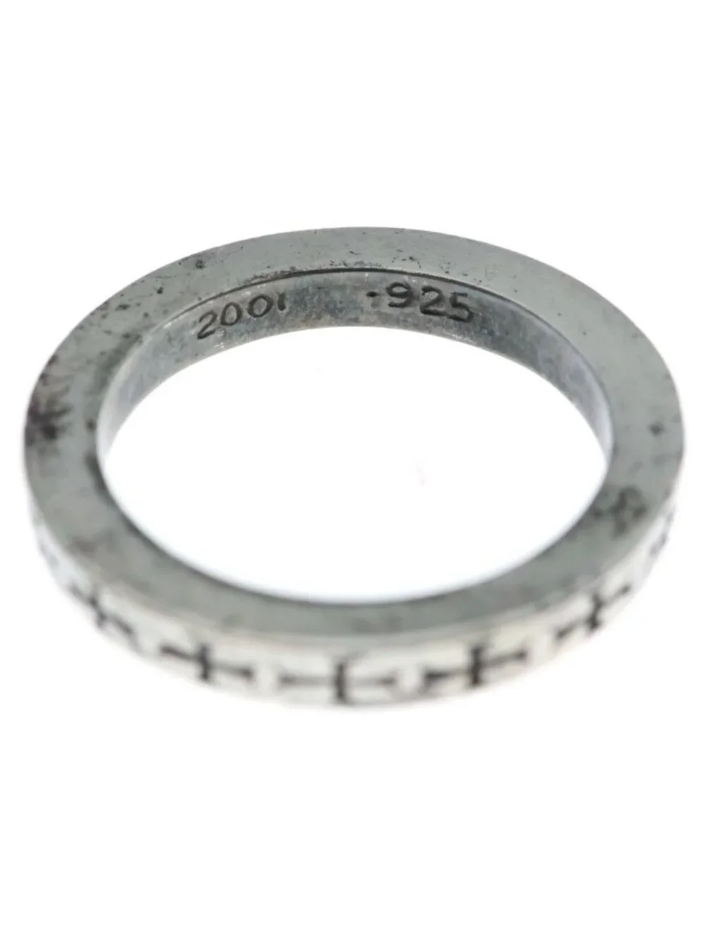 Chrome Hearts Spacer You Ring Silver